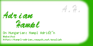 adrian hampl business card